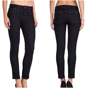 light blue jeans and red shirt